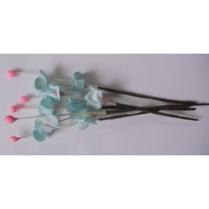A Stem of Flowers with stamens - Baby Blue
