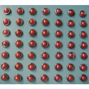 Pearl Brads (Small) - Red