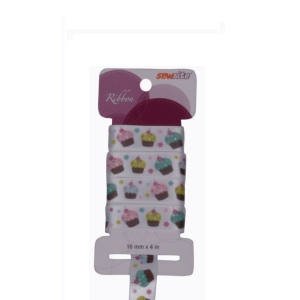 Sewrite Cupcakes Ribbon - White