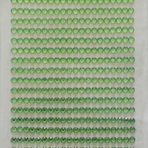 Say it in crystals - Small Bling Stickers - Green