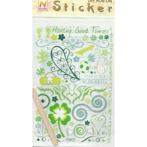 Rub-on Transfers & Tool - Having Good times