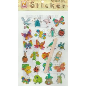 Rub-on Transfers & Tool - Insects