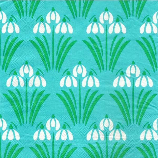 A pack of 12 by 12 inch Decoupage Napkins(5 pcs) - Floral Design 12