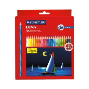 Staedtler Luna ABS Water Color Pencils - Box of 36 colors
