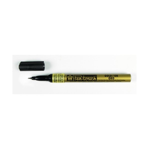 Sakura Pentouch Permanent Marker (Gold) - Extra Fine Point