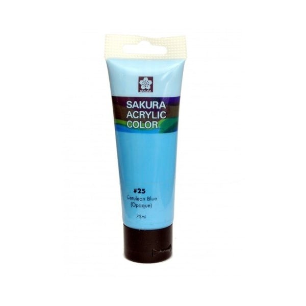 Sakura Acrylic Tube - Opaque (Cerulean Blue) - 75 ml