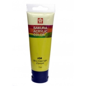 Sakura Acrylic Tube - Opaque (Olive Green) - 75 ml