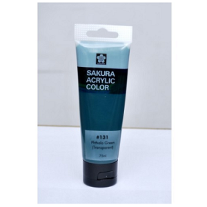 Sakura Acrylic Tube - Transparent (Phthalo Green) - 75 ml