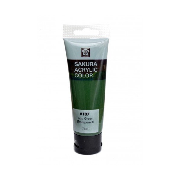 Sakura Acrylic Tube - Transparent (Sap Green) - 75 ml