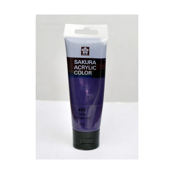 Sakura Acrylic Tube - Transparent (Voilet) - 75 ml