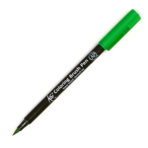 Sakura Koi Coloring Brush Pen - Emerald Green (Pack of 3)