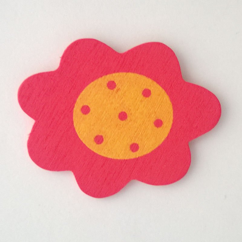 Wooden Die Cuts - Flowers - Dark Pink (Pack of 5) cadc 08 1 cadc-08-1