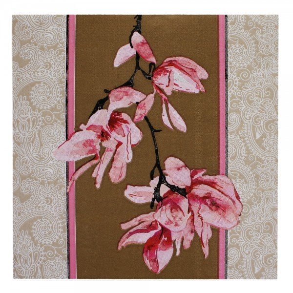A pack of 12 by 12 inch Decoupage Napkins(5 pcs) - Floral Design 18