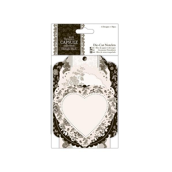 PaperMania Die Cut Notelets - Midnight Blush