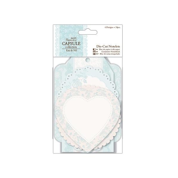 PaperMania Die Cut Notelets - Eau De Nil