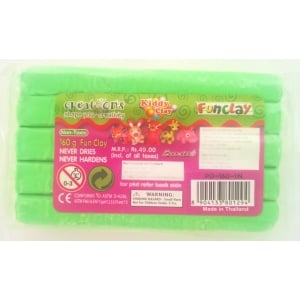 Kiddy FunClay - Neon Green (160gm)