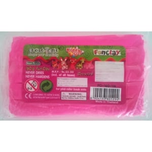 Kiddy FunClay - Neon Pink (160gm)