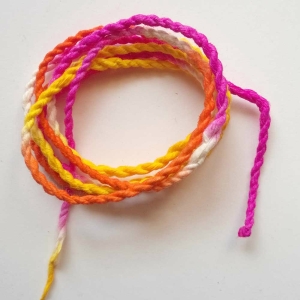 Twine - Colorful (Orange, Yellow, White and Pink)