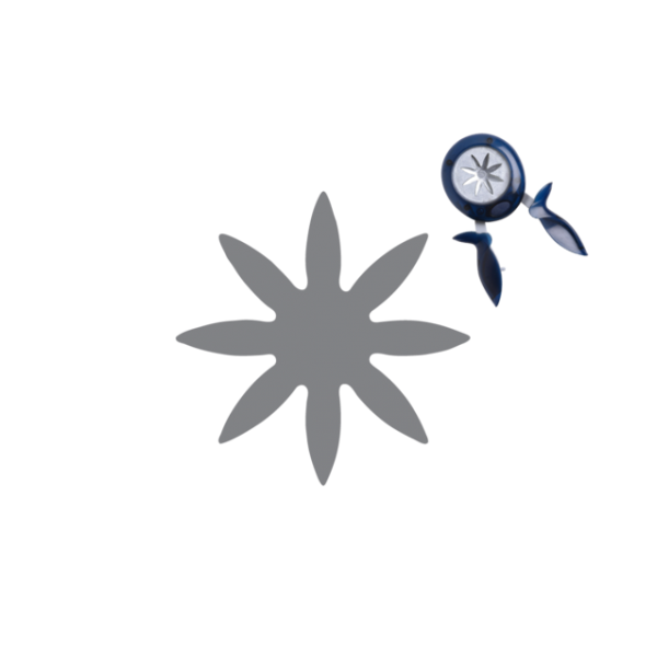 Fiskars Squeeze punch - Flower (Large)