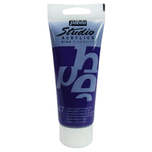PEBEO STUDIO ACRYLIC HV 100ML - DARK COBALT VIOLET HUE