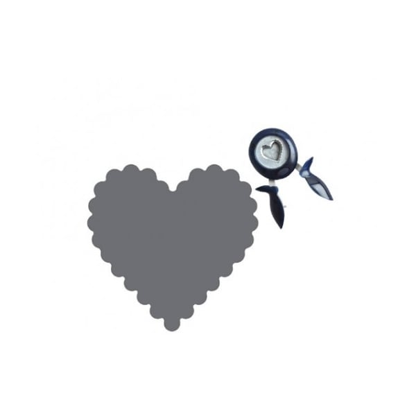 Fiskars Squeeze punch - L Scalloped Heart
