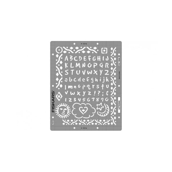 Fiskars ShapeBoss Stencil - Lettering