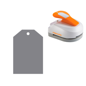 Fiskars Simple Tag Maker with Built-in Eyelet Setter (2" x 3")