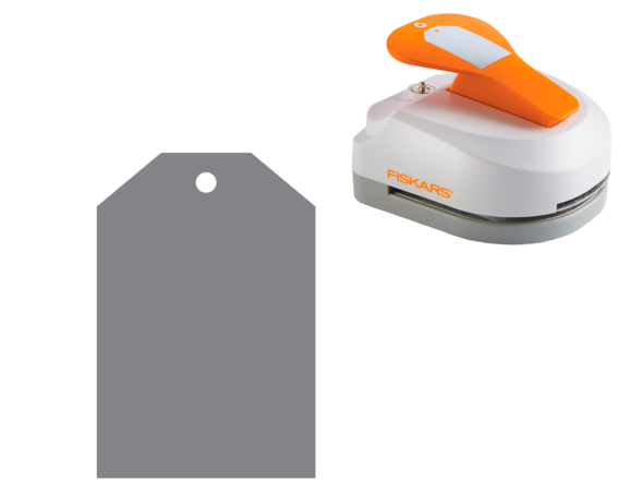 Fiskars Simple Tag Maker with Built-in Eyelet Setter (2" x 3")