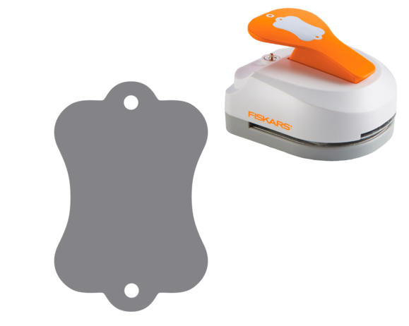 Fiskars Label Tag Maker with Built-in Eyelet Setter (2" x 3")