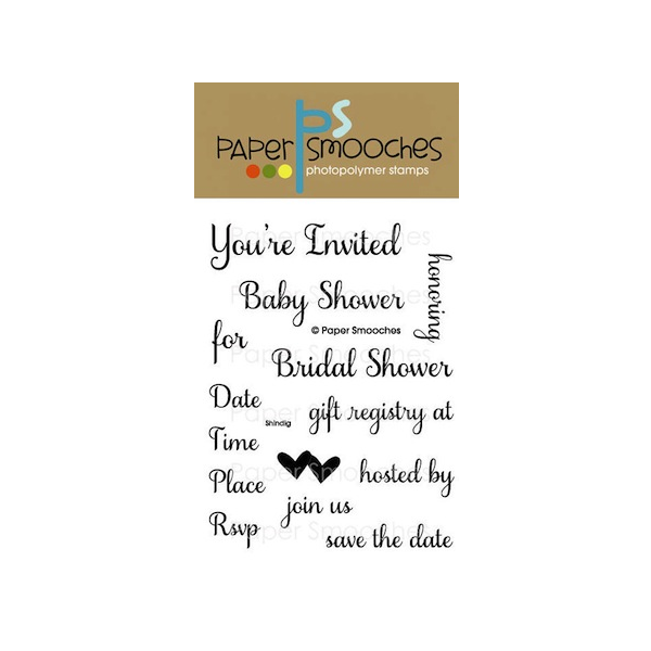 Paper Smooches Clear Stamp - Shindig