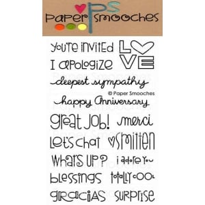 Paper Smooches Clear Stamp - Good Gab