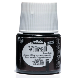 Pebeo Vitrail Satin Glass Color (45ml) - Red Violet