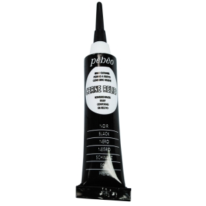 Pebeo Vitrail Cerne Relief Outliner 20ml Tube - Black