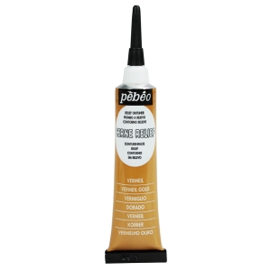 Pebeo Vitrail Cerne Relief Outliner 20ml Tube - Vermeil Gold