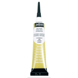 Pebeo Vitrail Cerne Relief Outliner 20ml Tube - Pale Gold