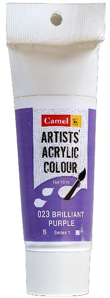 Camel Artist Acrylic Colour 40ml Tube - Brilliant Purple