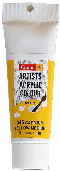 Camel Artist Acrylic Colour 40ml Tube - Cadmium Yellow Medium