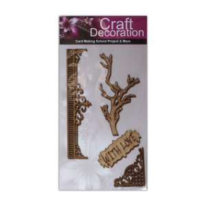 Wooden Die Cuts - Design 15