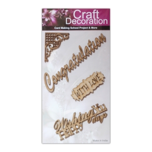 Wooden Die Cuts - Design 18
