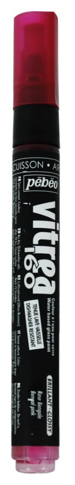 Pebeo Vitrea 160 Glossy Marker - Pink