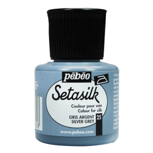 Pebeo Setasilk 45ml - Silver Grey