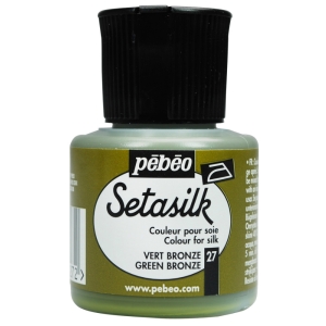 Pebeo Setasilk 45ml - Green Bronze