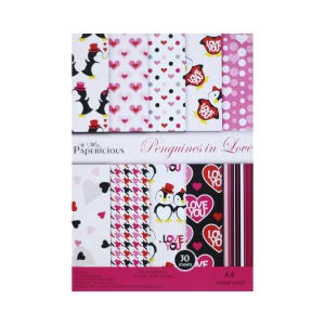 Papericious - Penguines in Love (A4 paper)