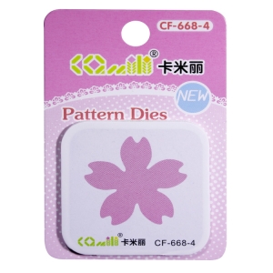 Patterned Dies (Small) - Flower Design 4