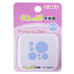 Patterned Dies (Small) - Multiple Circle