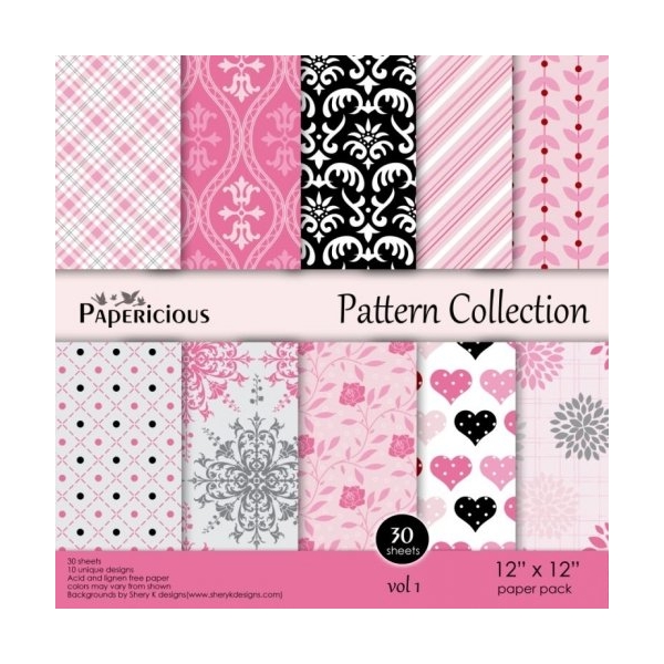 Papericious - Pattern Collection - Vol 1 (12 by 12 paper)