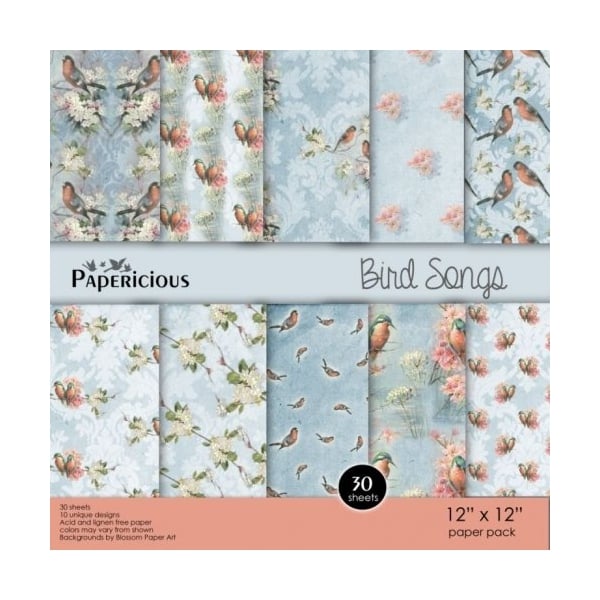 Papericious (Premium Collection) - Bird Songs (12 by 12 paper)