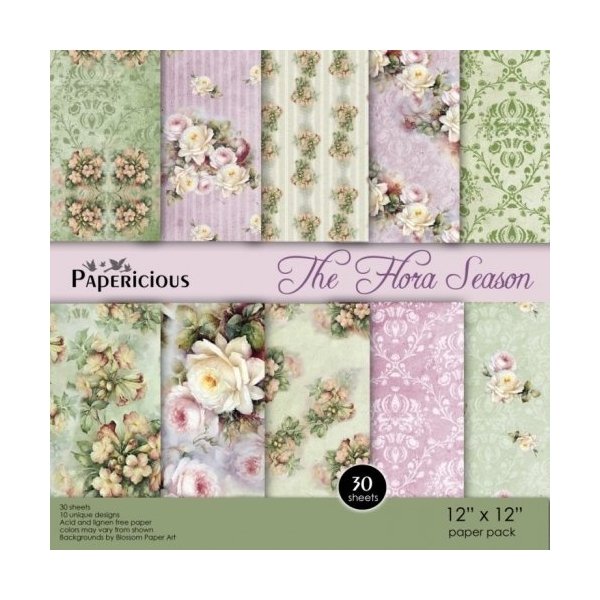 Papericious (Premium Collection) - The Flora Season (12 by 12 paper)