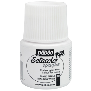 Pebeo Setacolor Opaque Fabric Paint - White