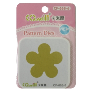 Patterned Dies (Large) - Flower Design 6